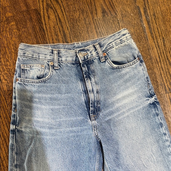 Zara Blue Flare & Wide Leg Jeans - Picture 2 of 11